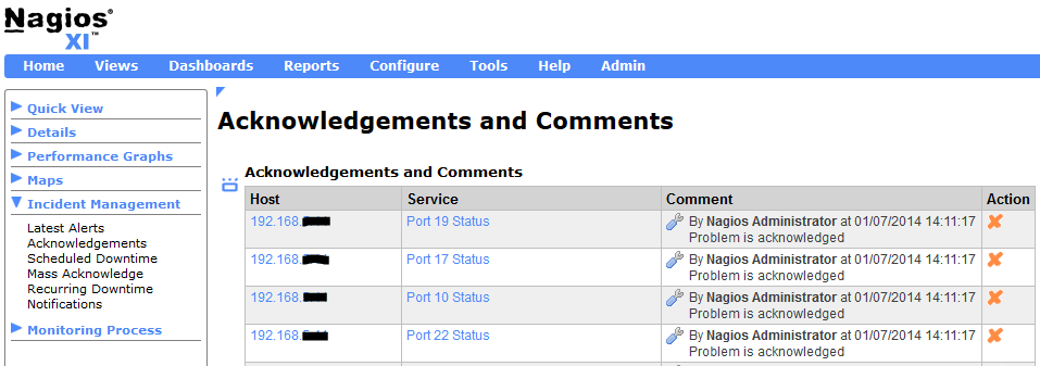Acknowledgements and Comments - Nagios XI