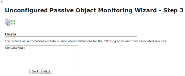 Unconfigured Objects Monitoring Wizard NRDS