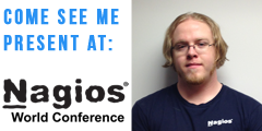 Come see Trevor McDonald present at Nagios World Conference 2014
