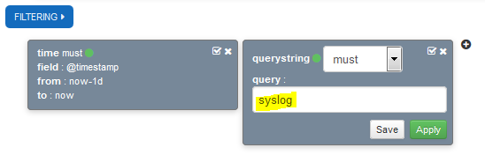 Adding a Syslog Filter - Nagios Log Server